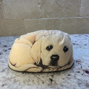 Leslie Anderson Yellow Lab Plush Pupper Weight 2003 Toy Works